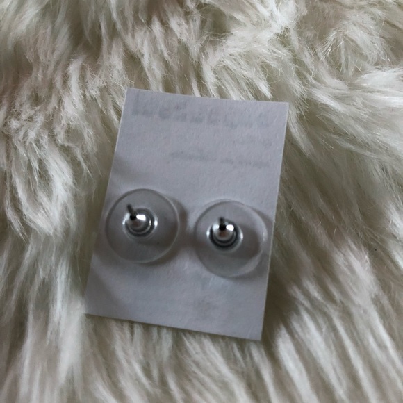 Vinca usa mirrored supcake stud earrings NWT - Picture 3 of 3